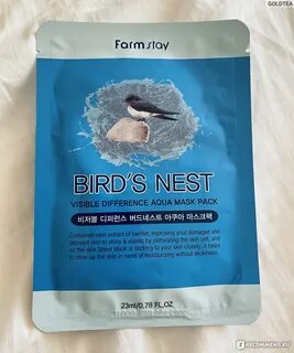 Gold birds nest mask