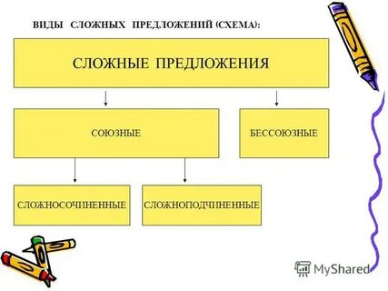 Как сделать схему сложного предложения