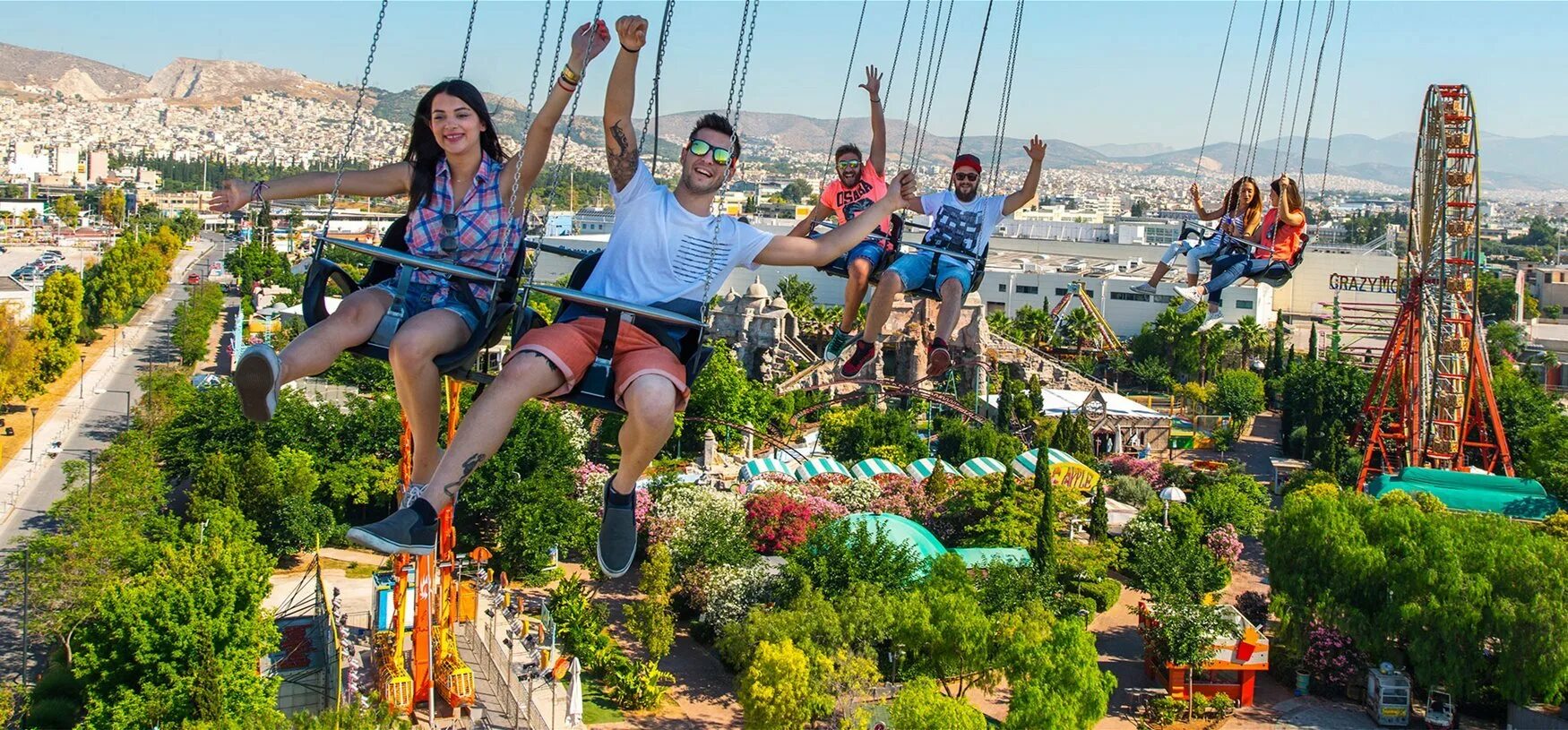 Развлечения в мае. Парк аттракционов Allou fun Park. Аттракционов Allou fun Park в Афинах.. Джангл парк аттракционов Египет.