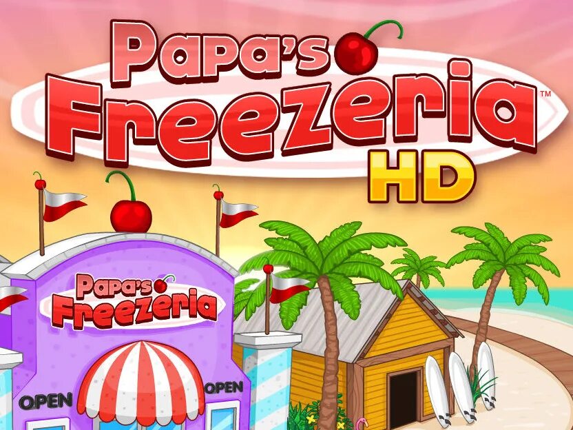 Игра папа 5. Папа Луи Freezeria. Игра Papa's Freezeria. Папа Луи мороженое. Игры папа Луи мороженое и коктейли.