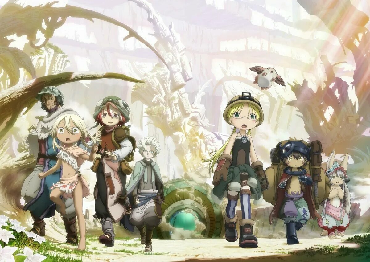 Сделанный в бездне дата выхода. Made in abyss золотой город. made in abyss: retsujitsu no ougonkyou. вуэко созданный в бездне. вуэко созданный в бездне аниме.
