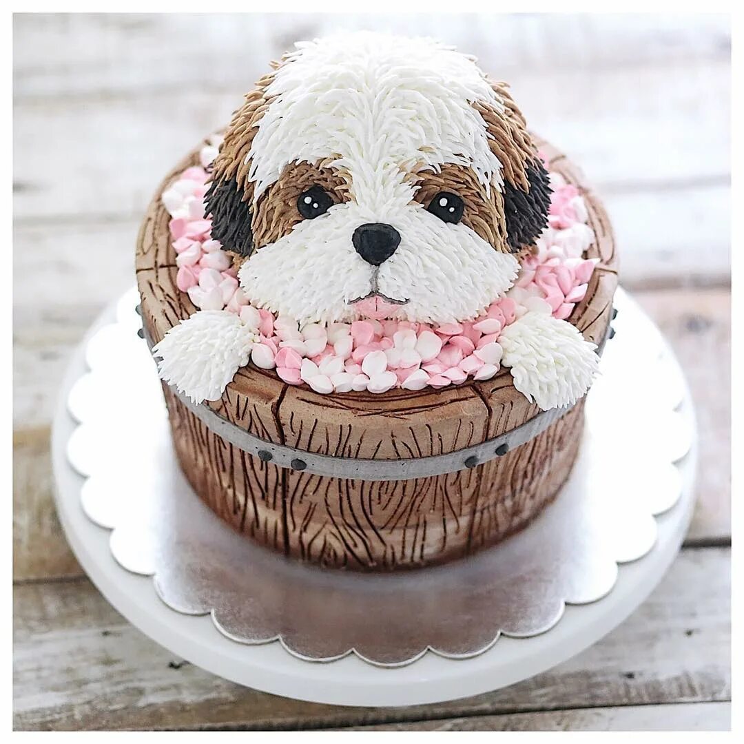 Торт кошечки собачки. Торт с собакой. Детский торт с собачкой. Торт с собакой для девочки. Торт с собакой.