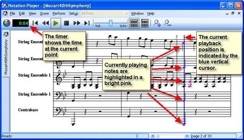 Play notes
