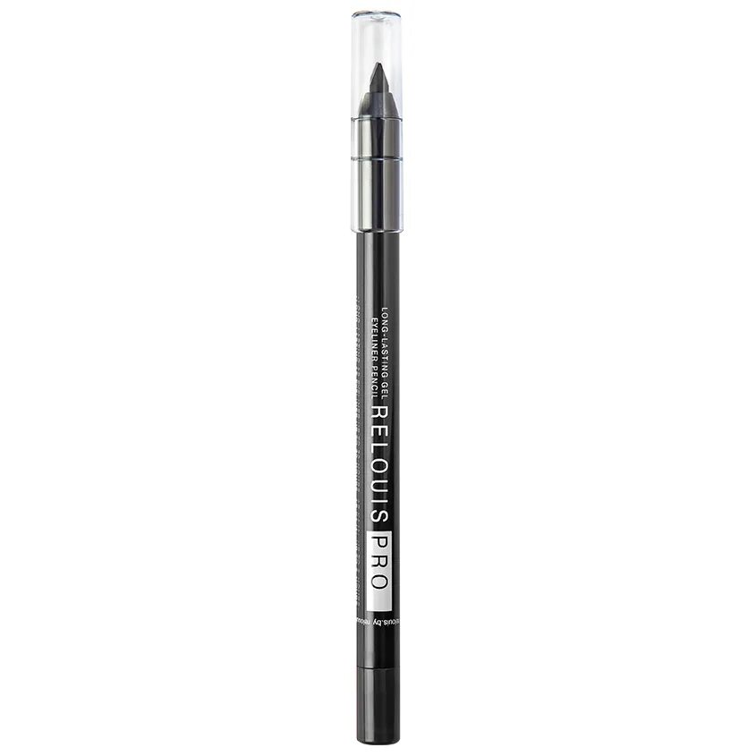 Стойкий гелевый карандаш. Relouis Pro карандаш для глаз. Relouis карандаш для глаз Pro стойкий гелевый тон 01. Гелевый карандаш для глаз Релуи. Релуи карандаш д/глаз.