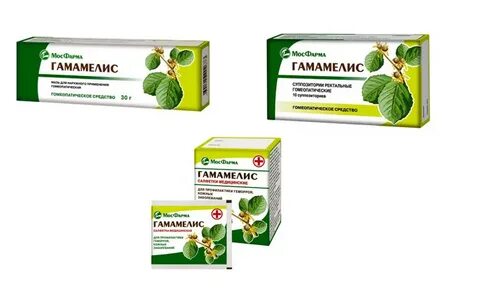 Гамамелис суппозитории