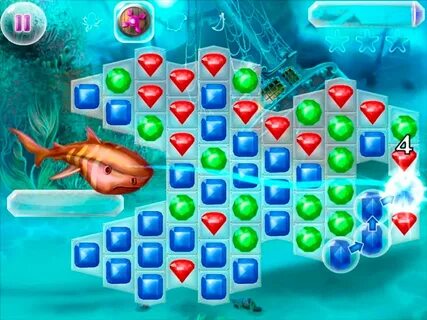 Игра три в ряд морские