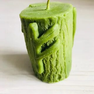 Свеча пион из воска