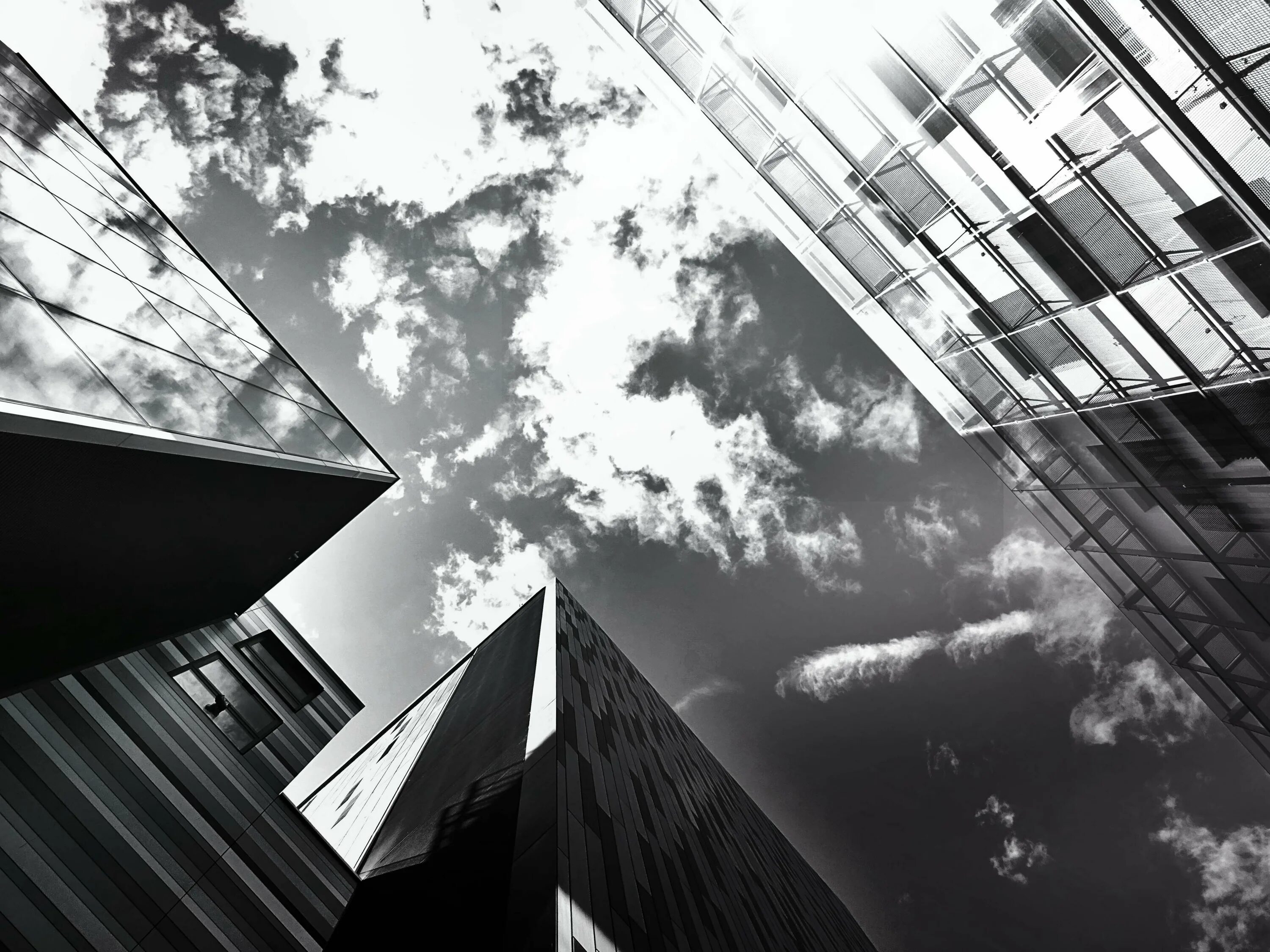 Monochrome sky