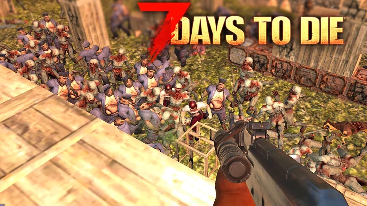 Севен дейс ту. 7 Days to die Gameplay.