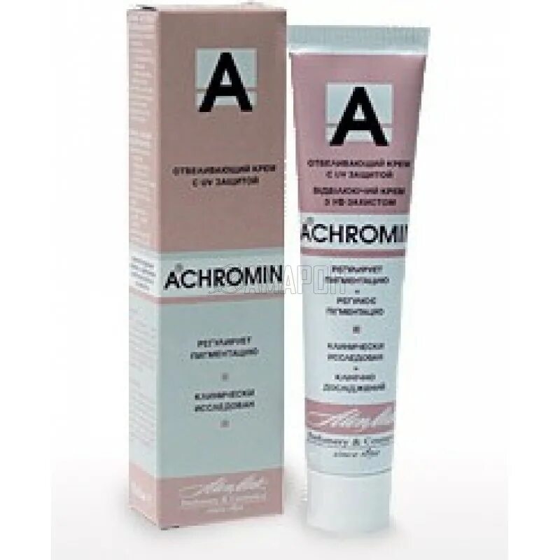 Ахромин крем отбеливающий купить. Ахромин отбеливающий крем 45мл. Ахромин 45 мл. Ахромин крем отбел. С UV защ. 45мл. Туба [achromin]. Ахромин крем для лица отбеливающий 45мл.