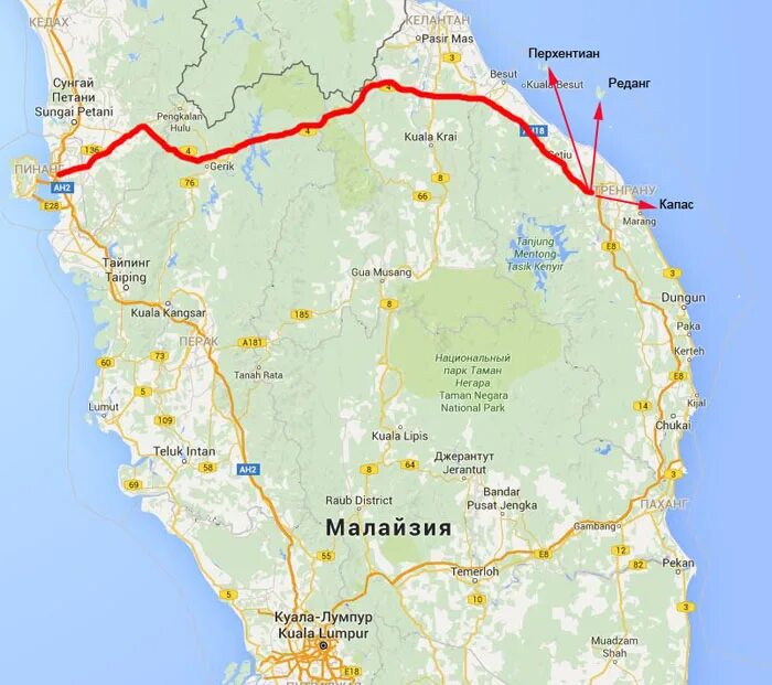 Малайзия как добраться. Перхентианы на карте. Куала Бесут карта. Реданг Малайзия на карте. Куала-Лумпур Перхентианы маршрут.
