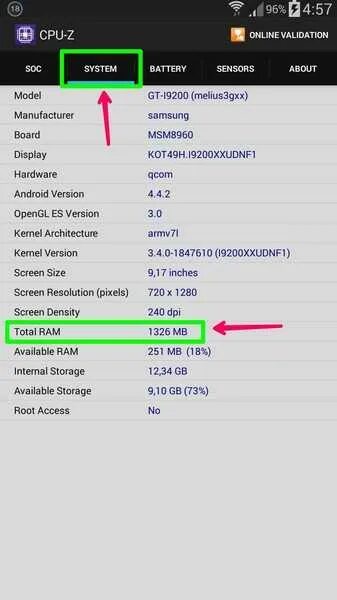 Как узнать память на андроиде. Как проверить сколько на телефоне оперативной памяти. Где в телефоне посиотретьоперативную память.