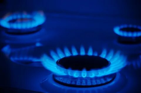 Почему газ голубого цвета