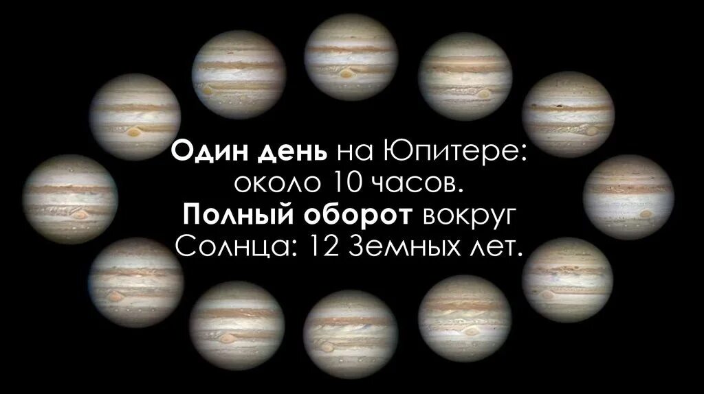 Сколько оборотов делают планеты. Вращение Юпитера вокруг солнца. Период обращения вокруг солнца Планета Юпитер. Вращение Юпитера вокруг своей оси. Юпитер оборот вокруг солнца.