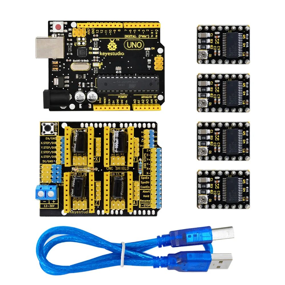 Shield v3 drv8825. CNC Shield v3.0 8825. CNC Shield drv8825. GRBL Shield v4.