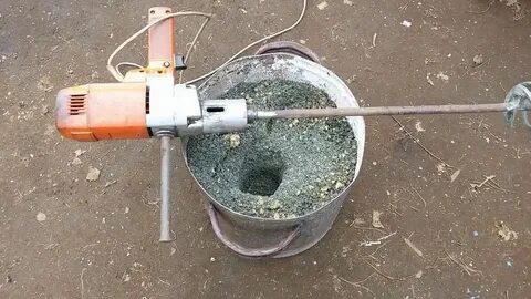 Насадка на дрель для бетона