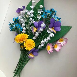 Весенний букет своими руками