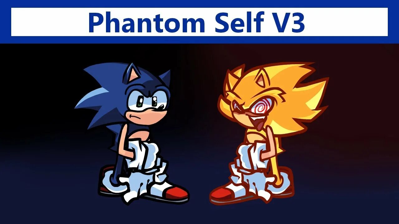 FNF confronting yourself. ФНФ мод Соник и Fleetway. Фантом селф Айк. Confronting yourself fnf sonic