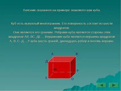 Сколько поверхностей имеет куб