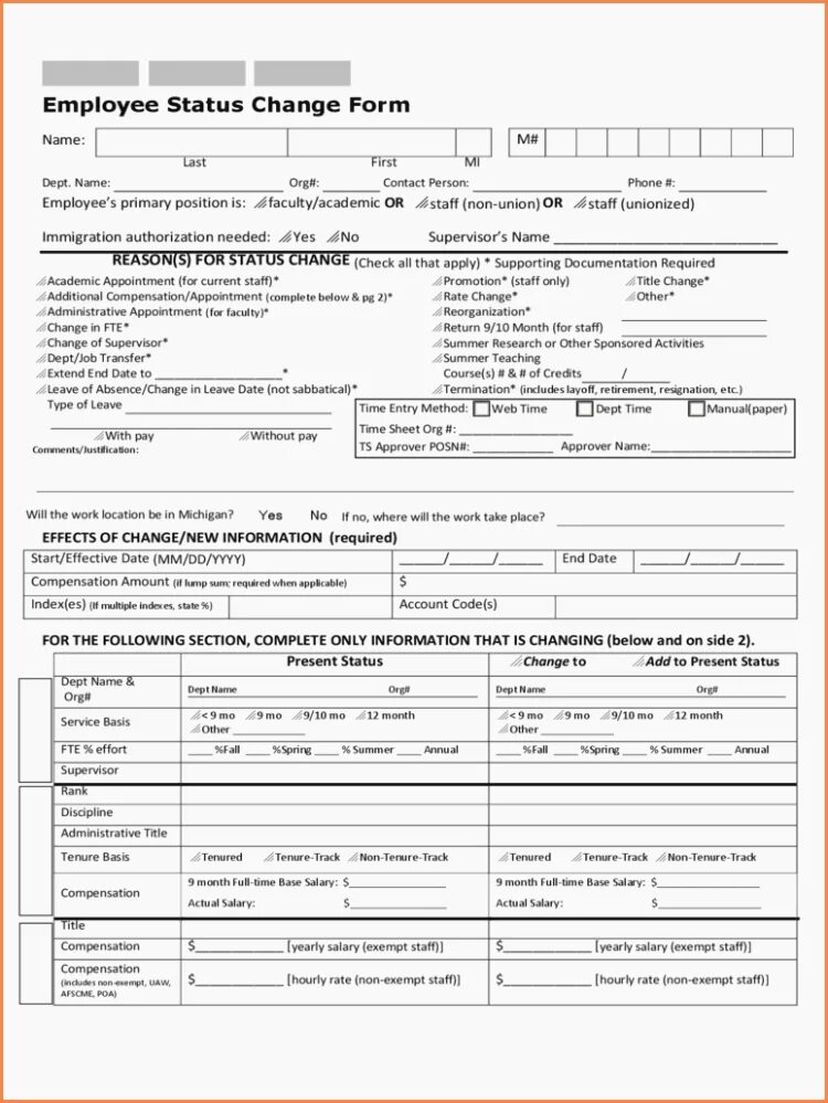 Change format. Work change form документ.