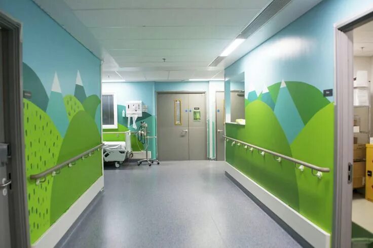 designers and artists liven up the royal london hospital Hospital interior desig