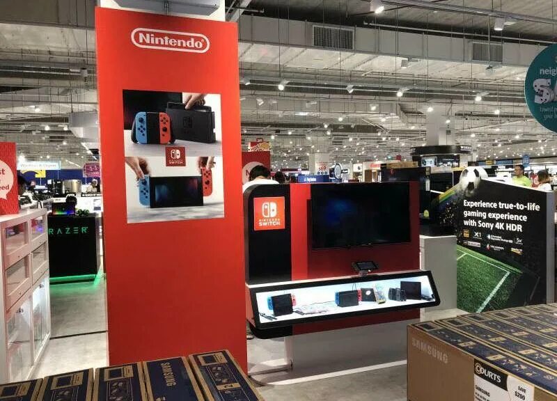 Demo switch. Nintendo switch demo.
