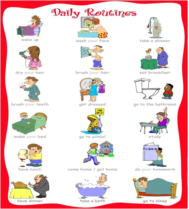 Лексика по теме работа. Английский daily routine. лексика по теме daily routine. daily activities для детей. упражнения по теме daily routine.