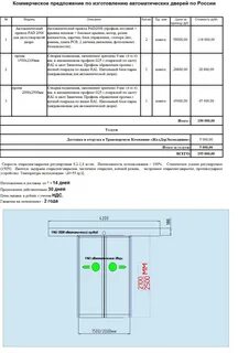 Коммерческое предложение лифт
