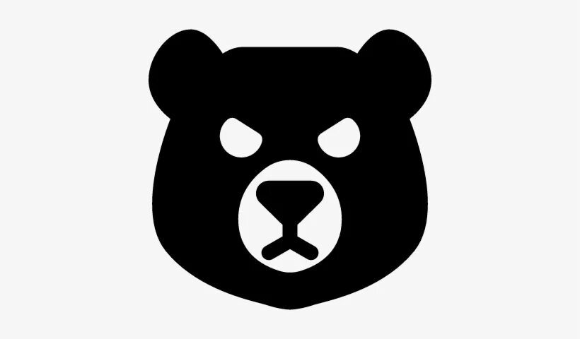 Bear icon. Медведь логотип. Силуэт головы медведя. Медведь ICO. Силуэт головы мишки.