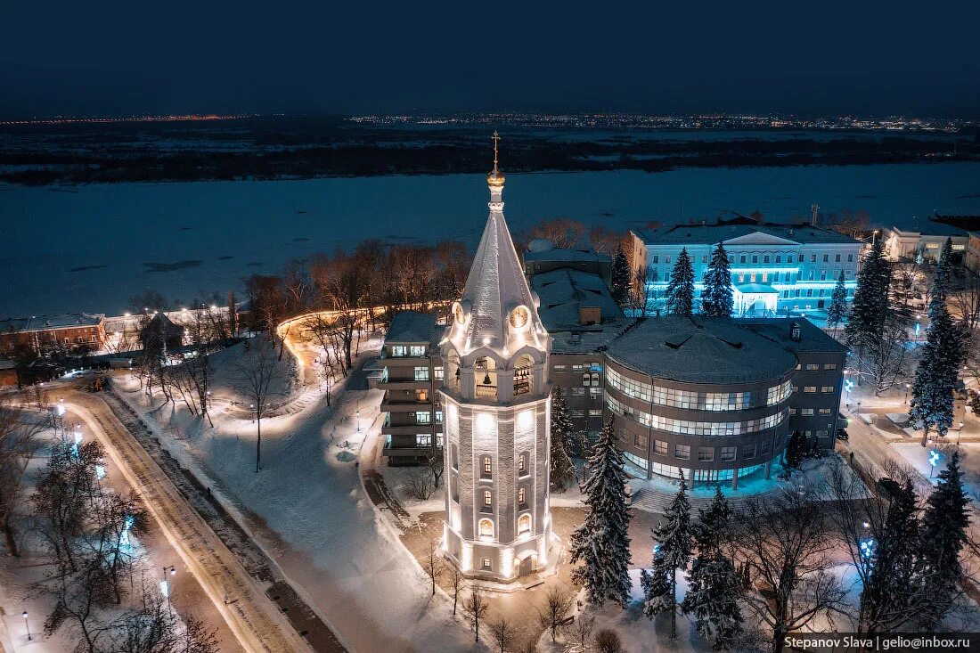 Поволжская столица. Колокольня Спасо-Преображенского собора Нижний Новгород. Колокольня Спасо-Преображенского собора Нижегородского Кремля.