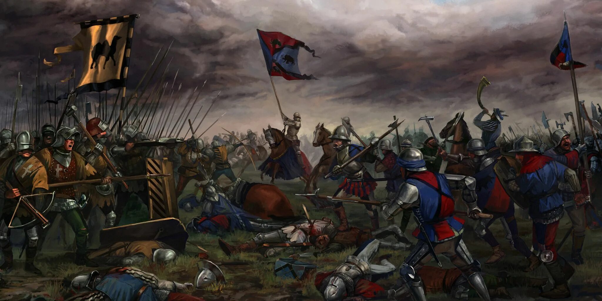 Поле боя королей. Eisenwald: Blood of November. Средневековые войны. Средневековое сражение. Сражение рыцарей средневековья.