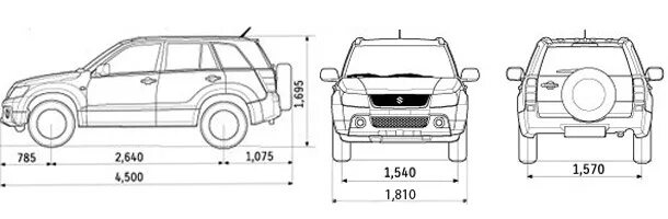 Габариты Сузуки Гранд Витара 2010. Габариты Сузуки Гранд Витара 2008. Гранд Витара 2008 габариты. Сузуки Гранд Витара габариты.