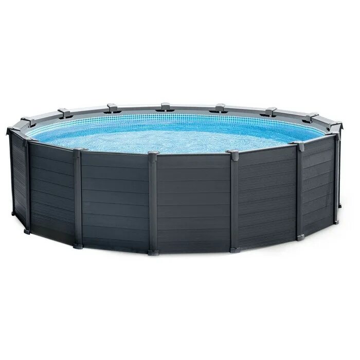 Бассейн Intex Sequoia Spirit 26384. Бассейн Intex 28382 Graphite Panel Pool 478x124. Каркасный бассейн Intex 478х124см Graphite Gray Panel 26384. Каркасный бассейн Intex Graphite Gray Pool 26384.