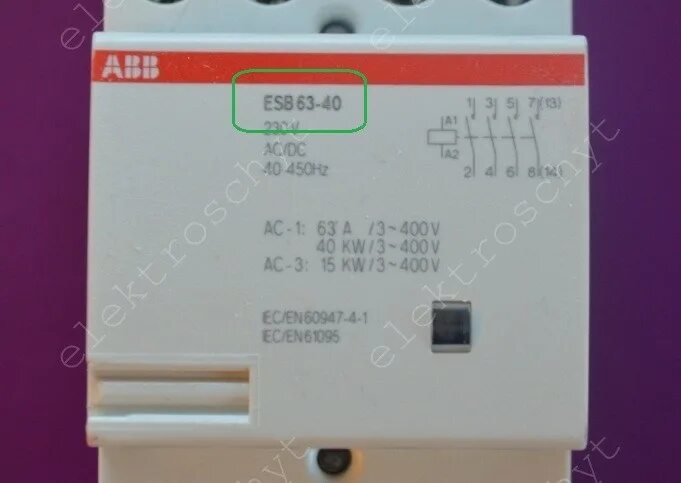 Подключение esb 20 20. Abb esb63-40n. esb 40-40 подключение схема. esb 25-40 схема подключения. esb63-40n.