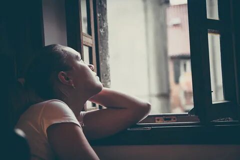 She read in the evening