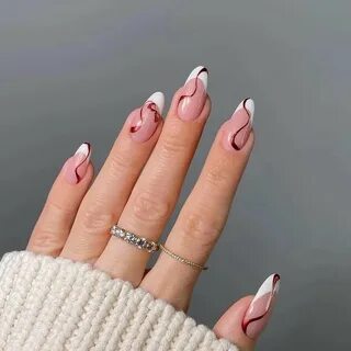 Ногти дизайн молодежный для девушек миндаль