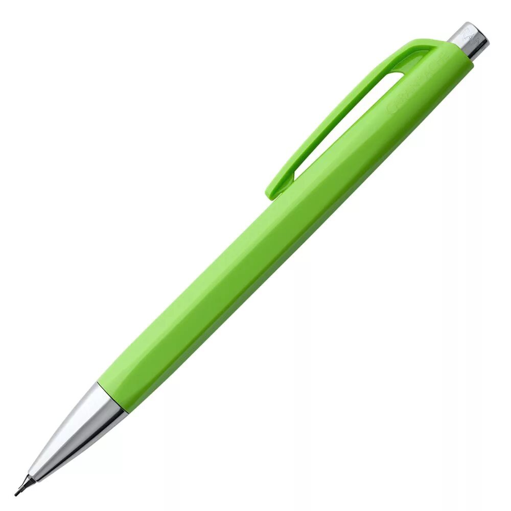 Купить зеленый карандаш. Caran d Ache механический. Механический карандаш 0.7. Карандаш автоматический салатовый 0,7. Caran d'Ache ручка эмблема.