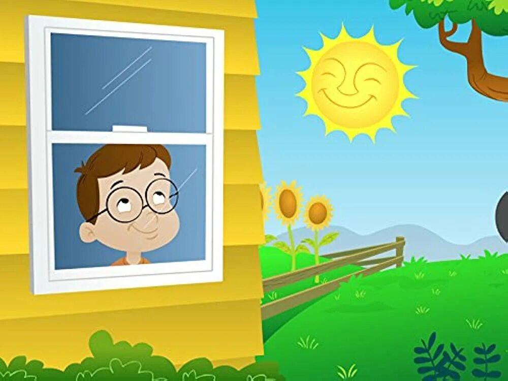 Hows the weather super simple song. Sunny for kids. warm weather cartoon. ясная погода для детей. солнечного дня гиф.