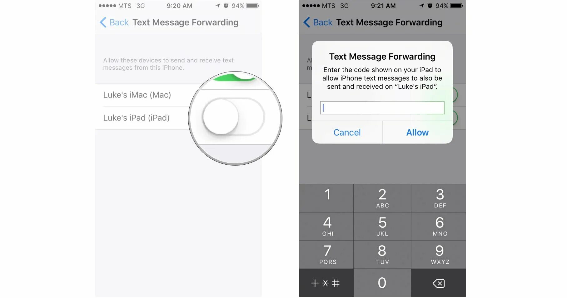 Receive send message. Приложение на iphone для переадресации смс на email. Окно подтверждения IOS. Как получя смс на айпад. Message Forwarding IOS.