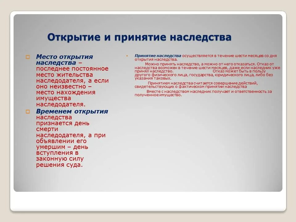 Наследования открытие наследства. Временем открытия наследства является. Место открытия наследства. Местом открытия наследства является. Место открытия наследства схема.