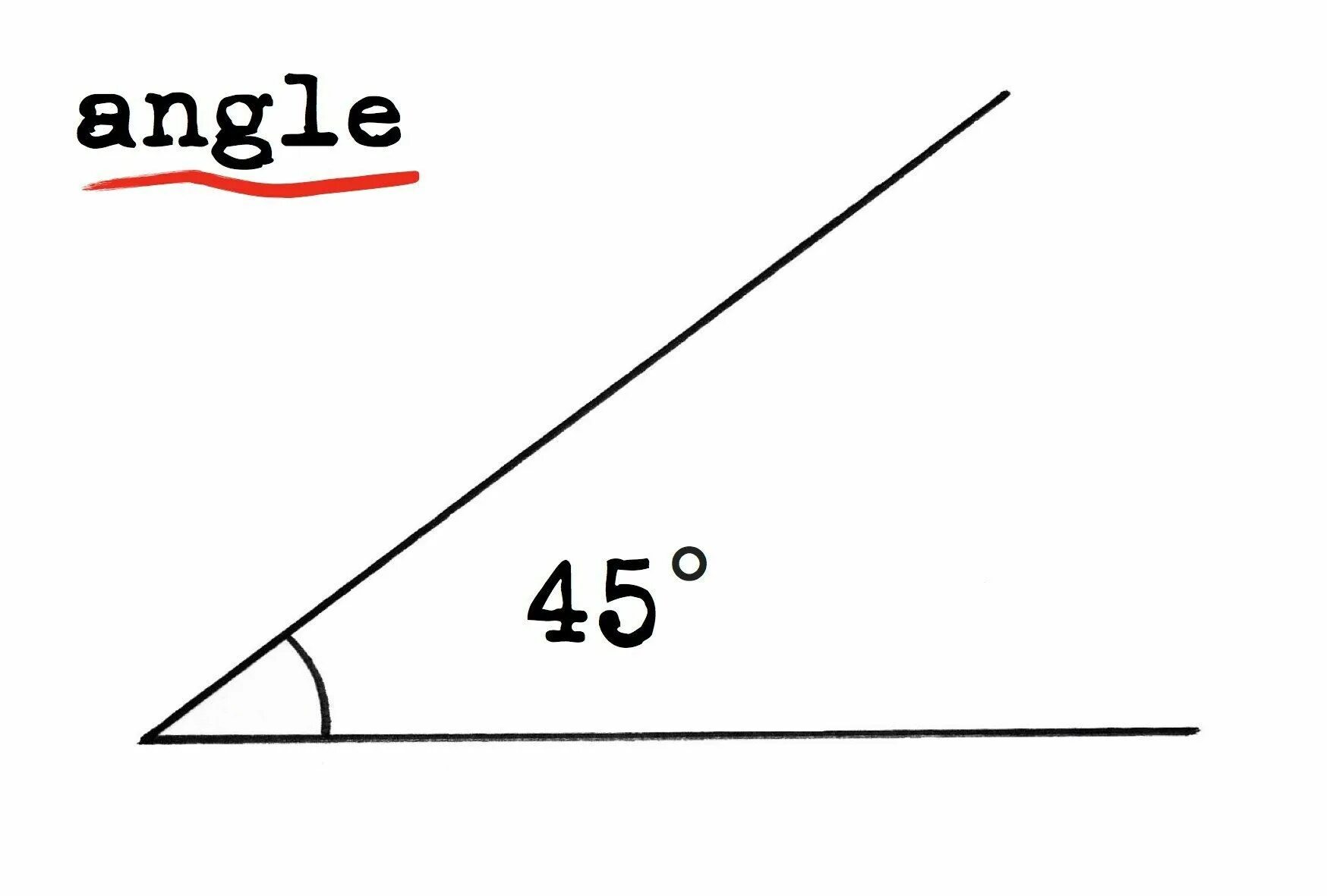Изобразите углы 45 60. Угол 45 градусов. Угол 45 градусов рисунок. Трафарет угол 45 градусов. Как выглядит угол 45 градусов.