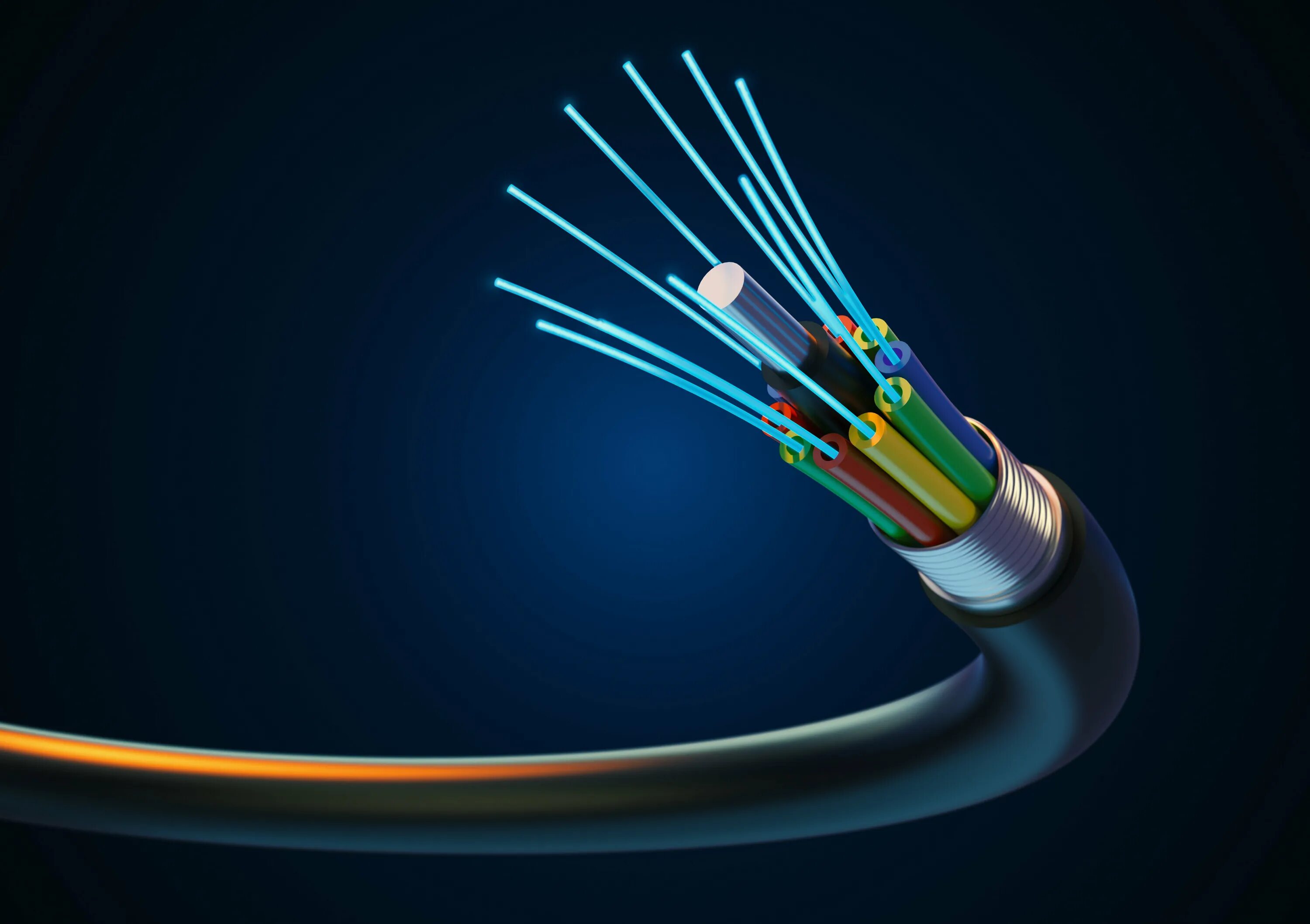 Оптоволоконный провод. Волоконно-оптический кабель (Fiber Optic). Оптикал фибер кабель.