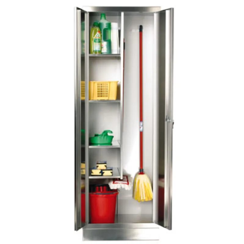 Шкаф для хранения моющих средств и уборочного инвентаря. Хозяйственный шкаф шму 22-800. 00. Мн. Шкаф шу-800 для уборочного инвентаря.