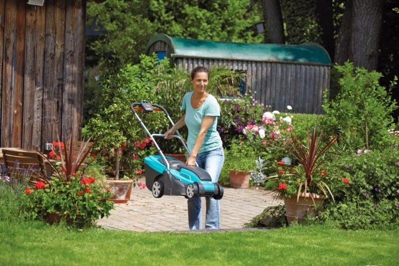 Электрическая гардена. Газонокосилка gardena 34e. газонокосилка электрическая gardena powermax 1200/32. газонокосилка gardena powermax 34e. gardena power max 1400/34 (05034-20.000.00).