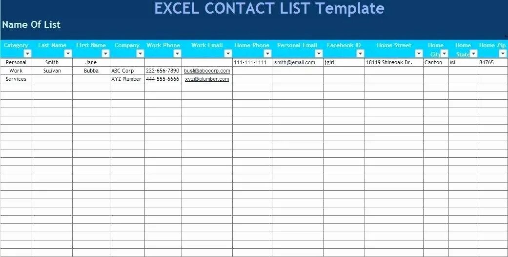 Excel contact list. Контакт лист образец. Excel контакты шаблон. Список контактов в эксель.