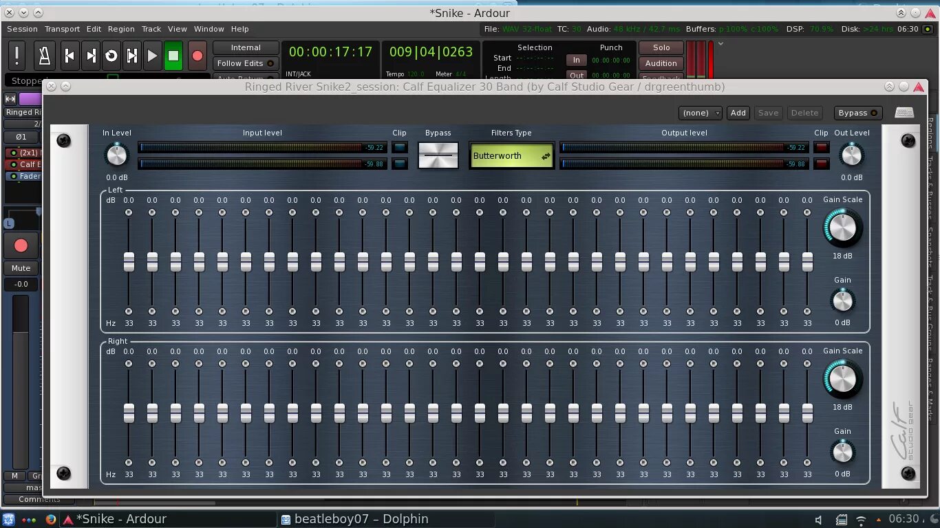 Float audio