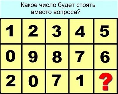 Какое число будет 5