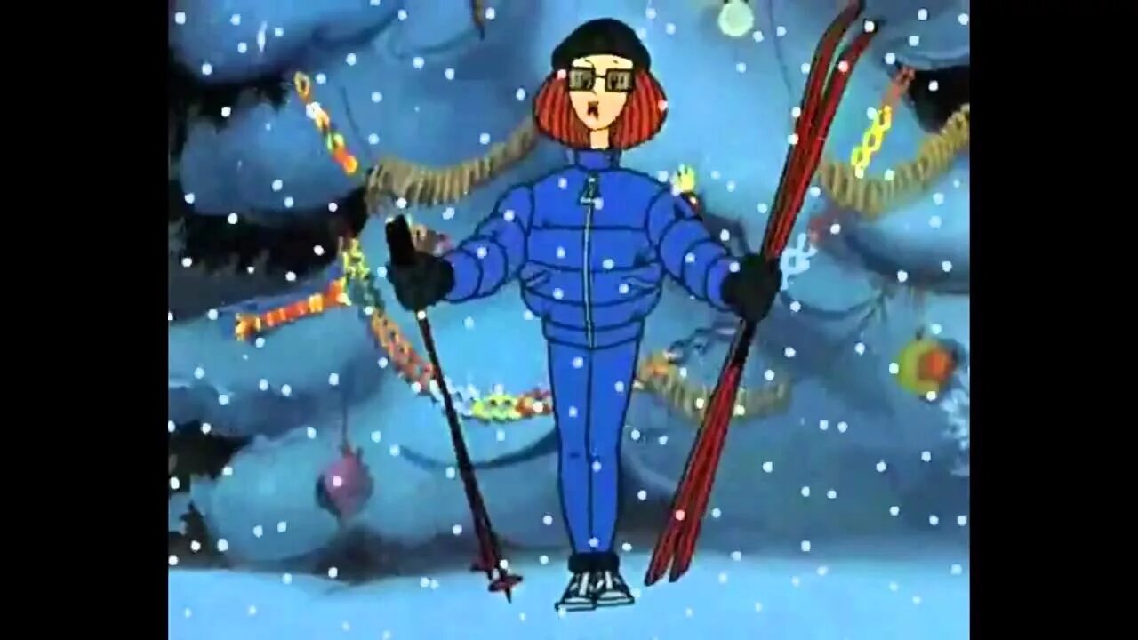 Кабы ч. Простоквашино 1978 Союзмультфильм. Простоквашино мама дяди Федора на лыжах. Мама из Простоквашино на лыжах. Мама дяди Федора на лыжах.