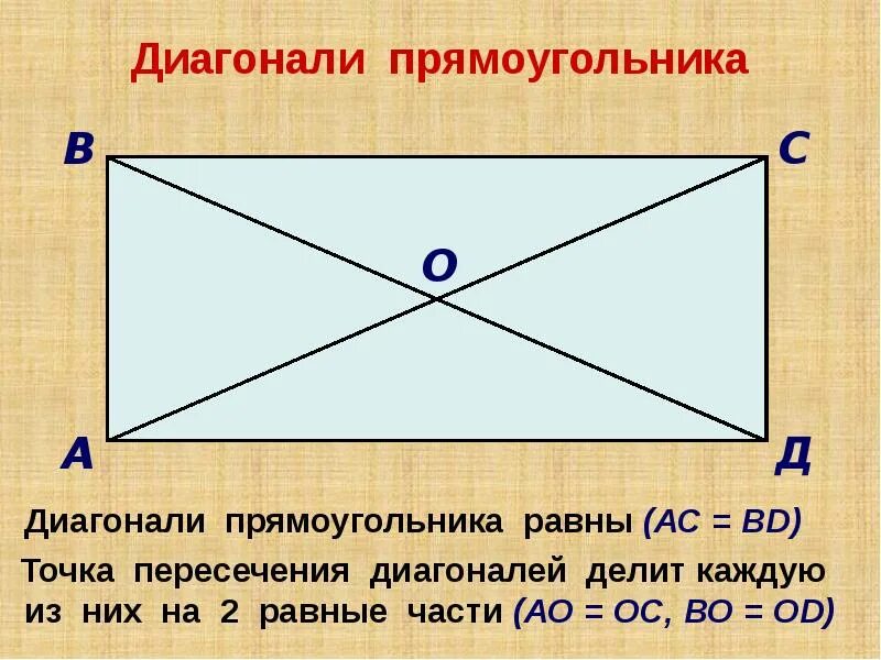 Диагональ прямоугольника. Диагональ прямоугольника как. Как найти диагональ прямоугольника. Пересечение диагоналей прямоугольника.