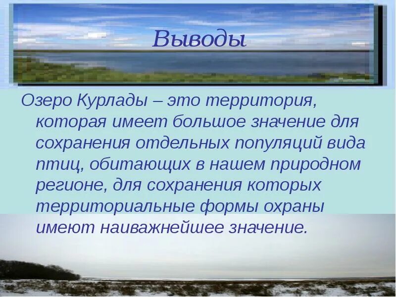 Имеет больше смысла. Вывод про озёра. Озеро Курлады. Озеро Курлады Челябинская область. Вывод оз.